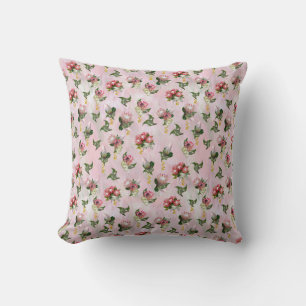Protea flower bouquets with sage leaves cushion