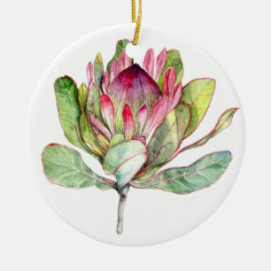 Protea Flower Ceramic Tree Decoration