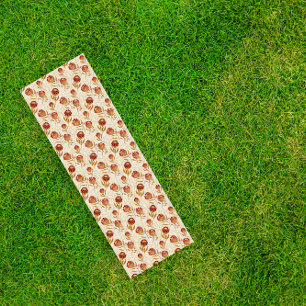 Protea Flower Desert Floral pink Pattern Yoga Mat