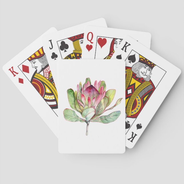 Protea Flower Playing Cards (Back)