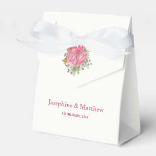 Protea Flower Wedding Favour Box