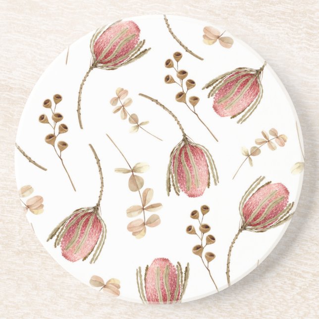 Protea & Pod Coaster (Front)