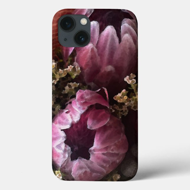 Protea Watercolor iPhone Cover II (Back)