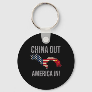 Protect America - Panama Canal - China Out - Panam Key Ring