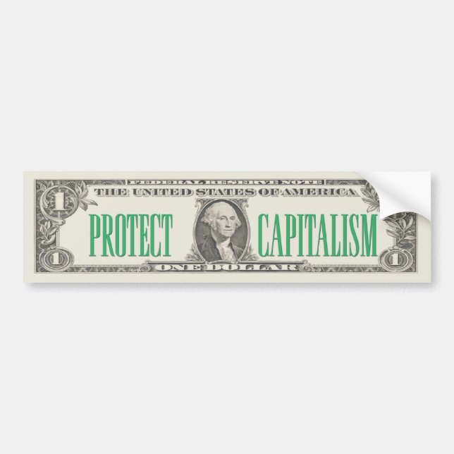 Protect Capitalism Bumper Sticker (Front)