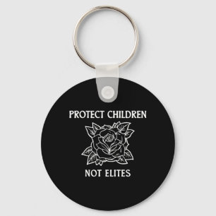 Protect children not elites key ring