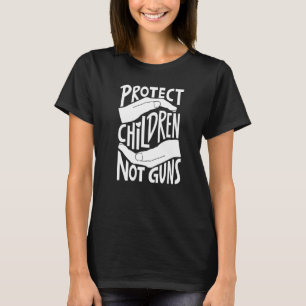 Protect Children Not Guns Maroon T-Shirt