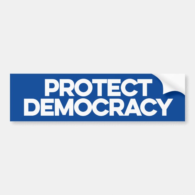Protect Democracy Bumper Sticker (Front)