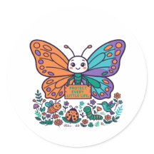 Protect Every Little Life Butterfly