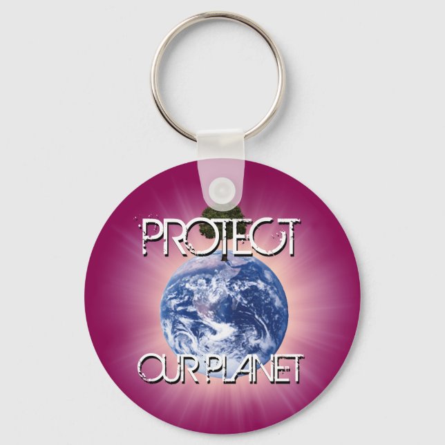 Protect for Planet Key Ring (Front)