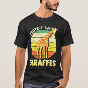 Protect Giraffes Animal Apparel Zoo T-Shirt