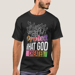 Protect Gods Creation Coral Reefs Nature Bible T-Shirt