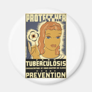 Protect Her From Tuberculosis Magnet
