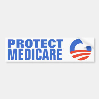 Protect Medicare Obama 2012 Bumper Sticker