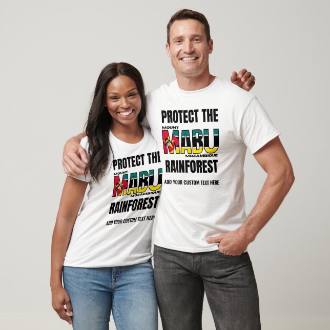 Protect MOUNT MABU RAINFOREST Custom Earth Day T-Shirt (Unisex)