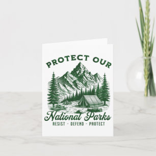 Protect National Parks  Card