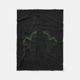 Protect national parks or haunt backyard men fleece blanket