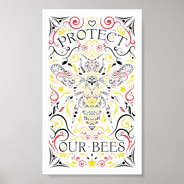 protect our bees poster (Front)