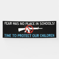 Protect our Children Anti Gun Banner