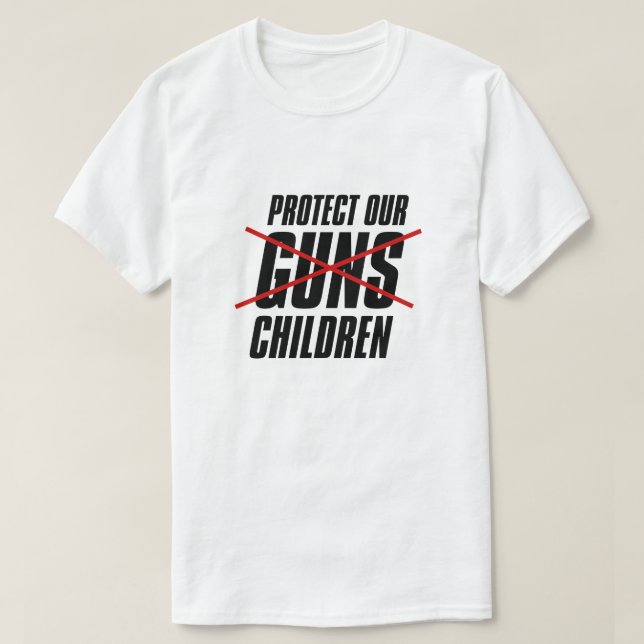 Protect Our Children - Gun Reform T-shirt (Design Front)