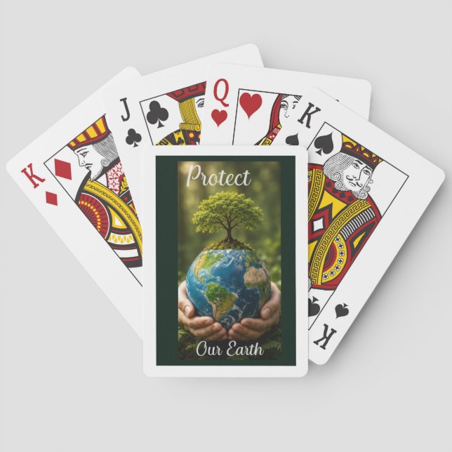 Protect Our Earth Playing Cards (Back)