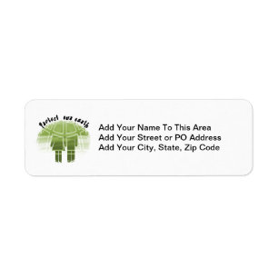 Protect Our Earth T-shirts and Gifts Return Address Label