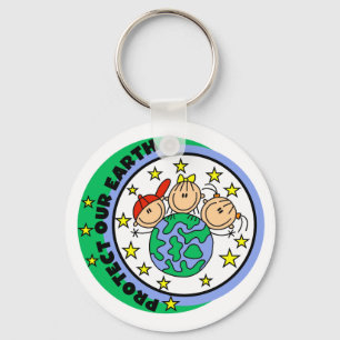 Protect Our Earth Tshirts and Gifts Key Ring