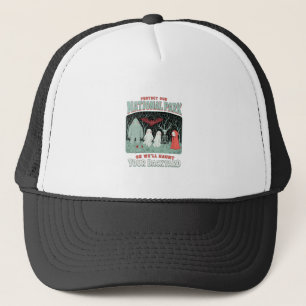 Protect Our National Park Cryptid Ghost Conservati Trucker Hat