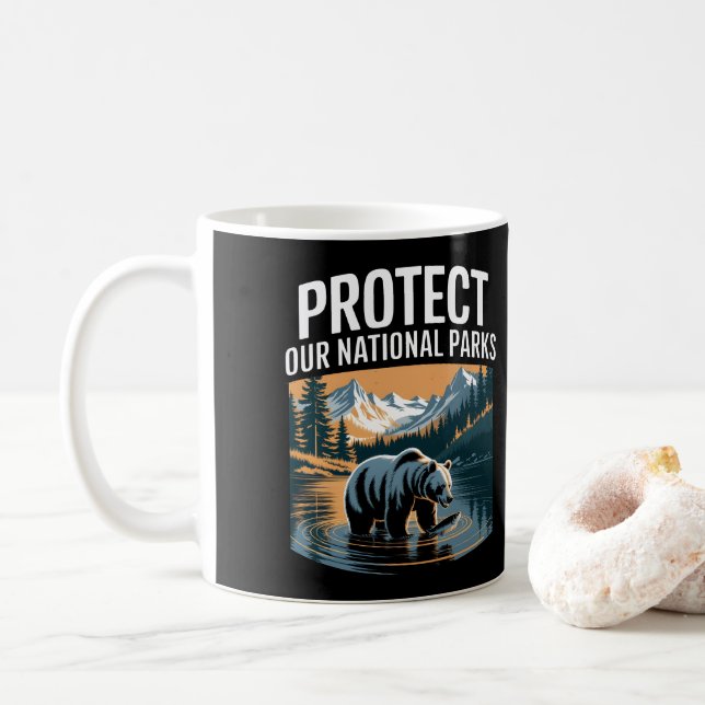 Protect Our National Parks Coffee Mug (With Donut)