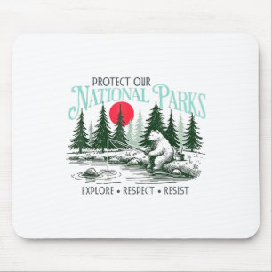Protect Our National Parks Defund Doge Parks Not P Mouse Pad