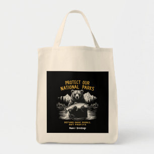 Protect Our National Parks Defund Doge Parks Tote Bag