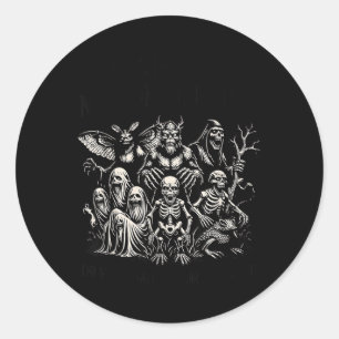 Protect Our National Parks Or Haunt Your Backyard Classic Round Sticker