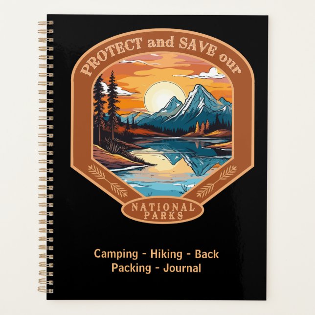 Protect our National Parks Planner (Front)