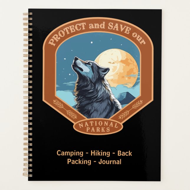 Protect our National Parks Planner (Front)