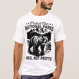 Protect Our National Parks, US Alt Resist Bear, T-Shirt