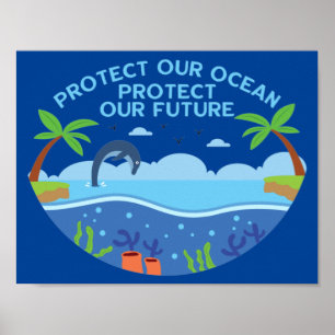 Protect Our Ocean Protect Our Future Poster