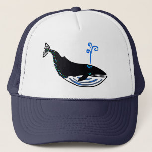 Protect our oceans- Blue WHALE - Wildlife -Nature  Trucker Hat