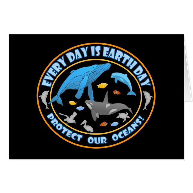 Protect Our Oceans Earth Day (Front Horizontal)