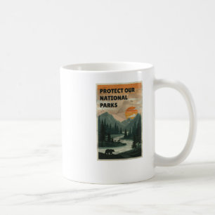 Protect Our Parks - National Parks Usa Sticker Coffee Mug