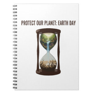 Protect Our Planet Earth Day Environmental Awaren Notebook