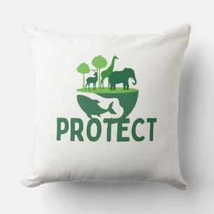 Protect Our Planet Mug – Wildlife & Nature Conserv Cushion