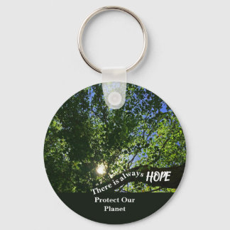 Protect Our Planet There Is Always Hope Nature Key Ring