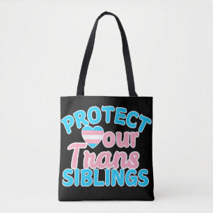 Protect Our Trans Siblings Tote Bag