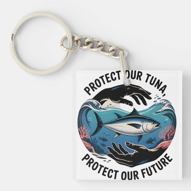 Protect Our Tuna Key Ring (Front)