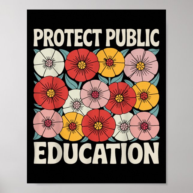 Protect Public Education  Poster (Front)