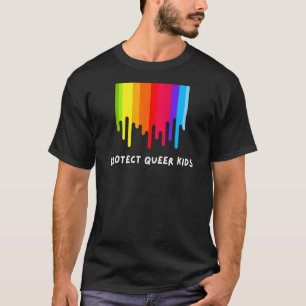 Protect Queer Kids Florida Say Gay Rainbow Lgtbq T T-Shirt