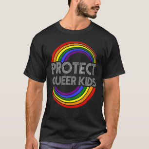 Protect Queer Kids Lgbt Awareness Gay Lesbian Prid T-Shirt