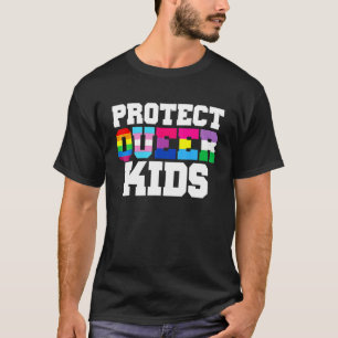 Protect Queer Kids Lgbt Awareness Gay Lesbian Prid T-Shirt