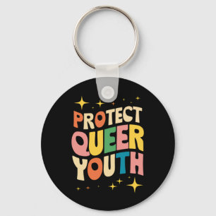 Protect Queer Youth Protect Trans Kids LGBTQ Key Ring