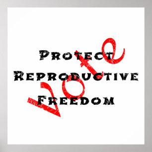 Protect Reproductive Freedom Poster